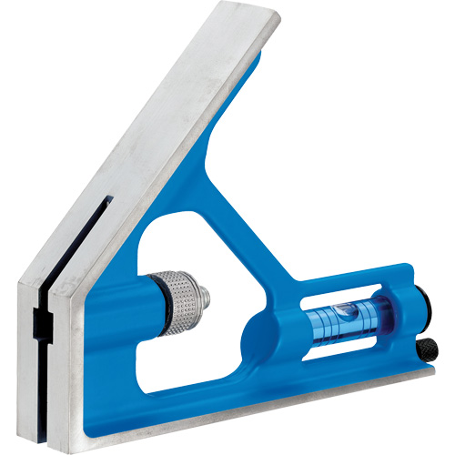 True Blue&reg; Combination Square, 12" L, 1/16" Graduations, Steel, Plain Distribution Industrielle GC