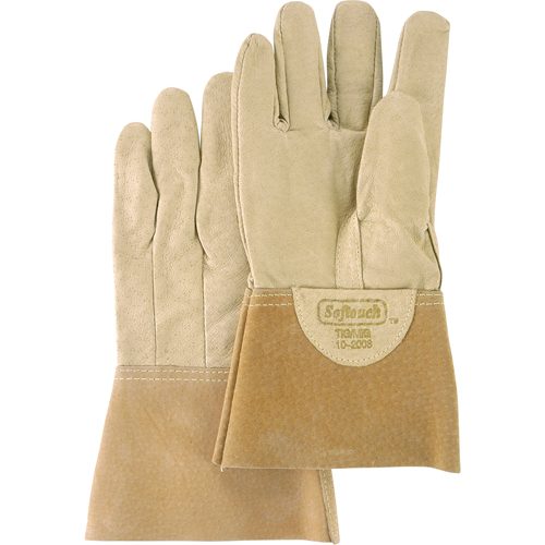 Softouch Welding Gloves, Pigskin Leather, Size Medium Distribution Industrielle GC
