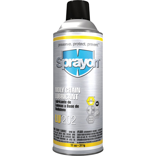 LU202 Moly Chain Lubricant, Aerosol Can Distribution Industrielle GC