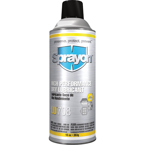 LU708 High Performance Dry Lubricant, Aerosol Can Distribution Industrielle GC
