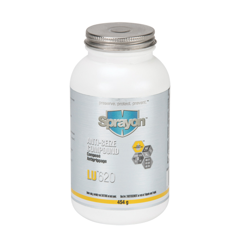 LU620 Anti-Seize Compound, 454 g, Brush Top Bottle, 2200°F (1204°C) Max. Temp Distribution Industrielle GC