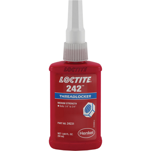 Compos&eacute; de blocage 242, Bleu, Moyen, 50 ml, Bouteille Distribution Industrielle GC