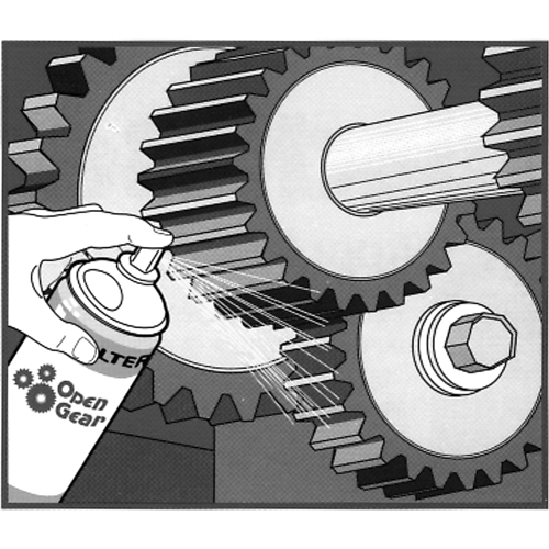 Lubrifiant OPEN GEAR, Canette a&eacute;rosol Distribution Industrielle GC