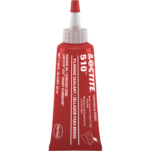 Scellant &agrave; collerette haute temp&eacute;rature 510, Tube, Rose Distribution Industrielle GC