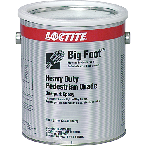 Rev&ecirc;tement antid&eacute;rapant robuste pour plancher Big Foot de calibre pi&eacute;ton, 1 gal., &eacute;poxy, Noir Distribution Industrielle GC