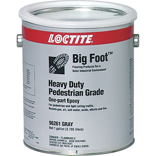 Big Foot Heavy Duty Pedestrian Grade Anti-Slip Coating, 1 gal., Epoxy-Based, Grey Distribution Industrielle GC