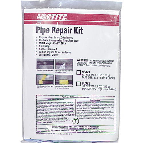 Pipe Repair Kits, Tape, 2" x 6', -17.7° C - 121° C/0° F - 250° F Distribution Industrielle GC