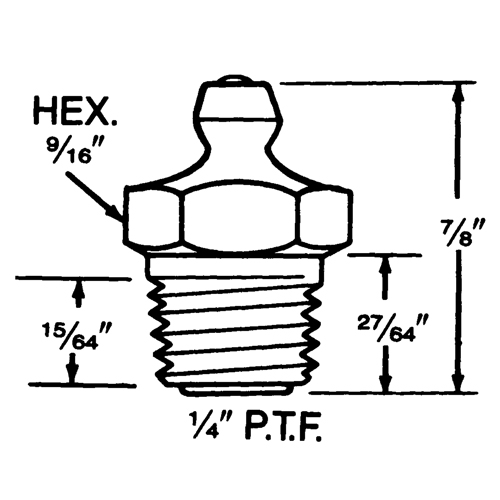 Raccord, Filetage de 1/4"-18 Distribution Industrielle GC