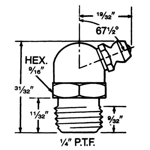 Raccord, Filetage de 1/4" Distribution Industrielle GC