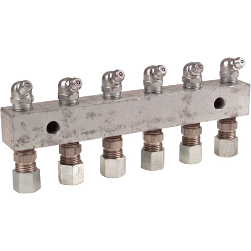 5-3/4" Long Header Block, 1/8" Thread Distribution Industrielle GC