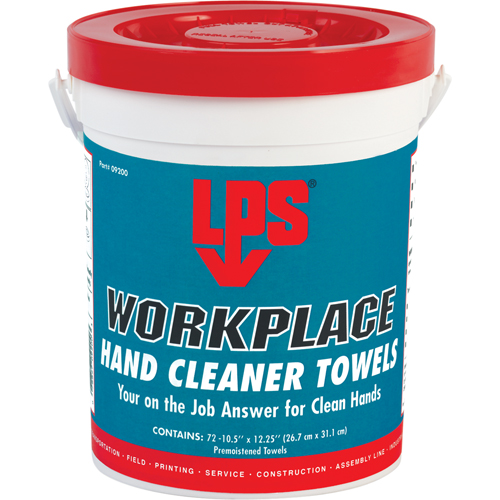 Workplace Hand Cleaner Towels, 72 Wipes, 10-1/2" x 12-1/4" Distribution Industrielle GC