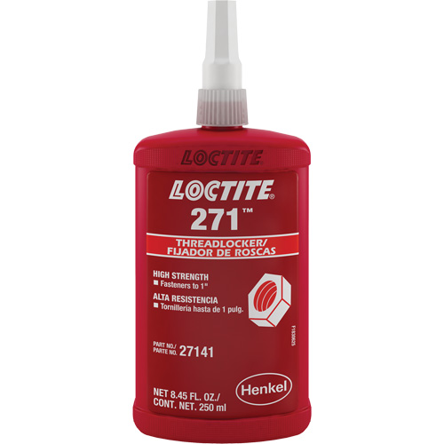 Compos&eacute; de blocage 271, Rouge, &eacute;lev&eacute;, 250 ml, Bouteille Distribution Industrielle GC
