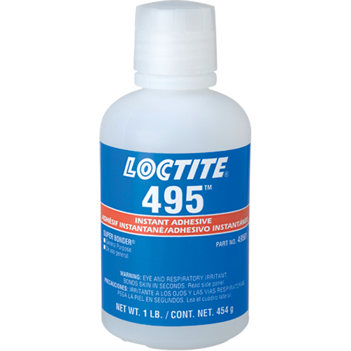 Super Bonder 495, Transparent, Bouteille, 454 g Distribution Industrielle GC