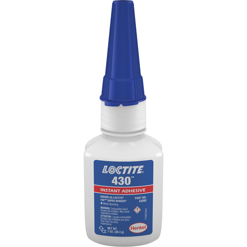 422 Super Bonder Adhesive, Clear, Bottle, 1 fl. oz. Distribution Industrielle GC