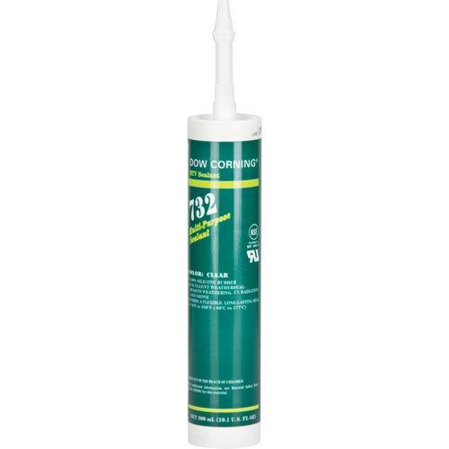 Scellant de silicone 732, Tube, Transparent Distribution Industrielle GC
