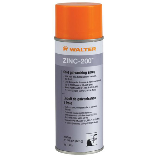Zinc-200 Cold Galvanizing Spray, Aerosol Can Distribution Industrielle GC