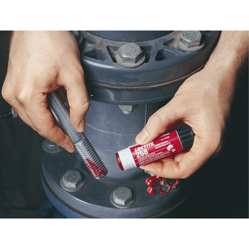 Quickstix Threadlocker 268 , Red, High, 9 g, Stick Distribution Industrielle GC