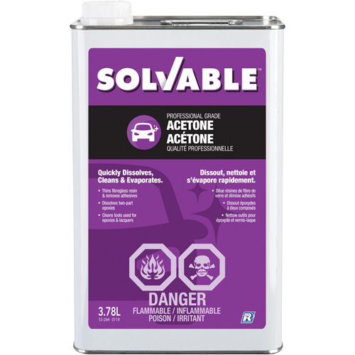 Acetone, 3.78 L Distribution Industrielle GC
