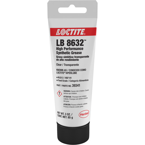 ViperLube&reg; High Performance Clear Synthetic Grease, 3 oz., Tube Distribution Industrielle GC