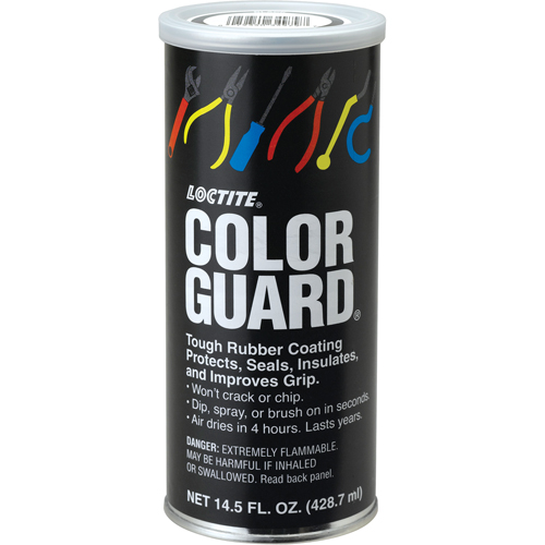 Rev&ecirc;tement de caoutchouc robuste Color Guard, Rouge, 14,5 oz liq., Canette Distribution Industrielle GC