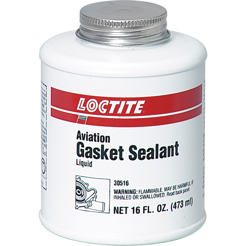 Aviation Gasket Sealant, Brush Can, Brown Distribution Industrielle GC