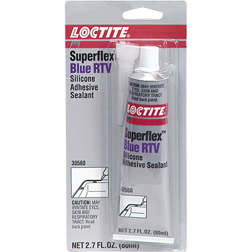 Scellant adh&eacute;sif &agrave; la silicone Superflex RTV, Tube, Bleu Distribution Industrielle GC
