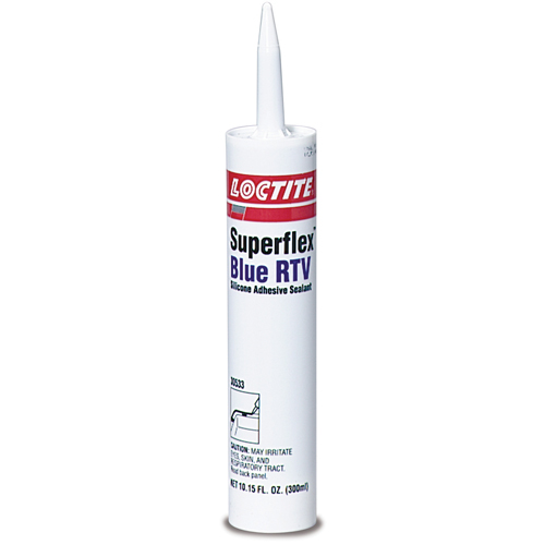 Scellant adh&eacute;sif &agrave; la silicone Superflex RTV, Cartouche, Bleu Distribution Industrielle GC