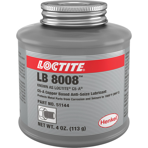Copper Based Anti-Seize Lubricant, 4 oz., Brush Top Can, 1800°F (982°C) Max Temp. Distribution Industrielle GC