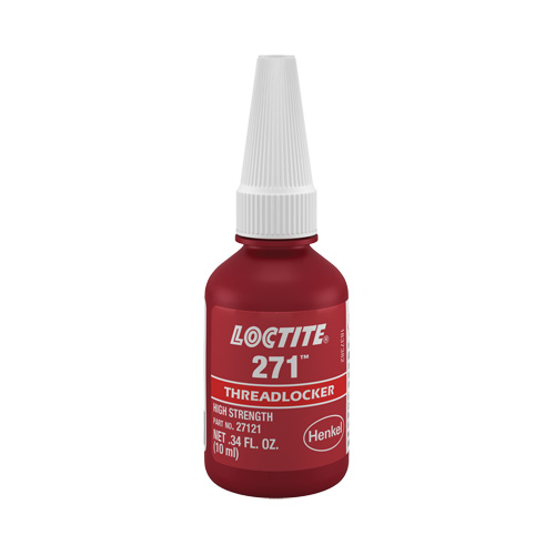 Compos&eacute; de blocage 271, Rouge, &eacute;lev&eacute;, 10 ml, Bouteille Distribution Industrielle GC