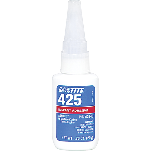 Compos&eacute; de blocage &agrave; s&eacute;chage superficiel Assure 425, Bleu, Moyen, 20 g, Bouteille Distribution Industrielle GC