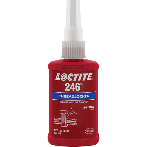 246 High Temperature Threadlocker, Blue, Medium, 50 ml, Bottle Distribution Industrielle GC