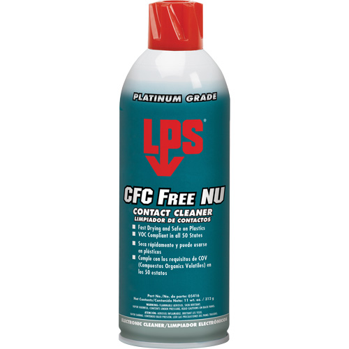 Nettoyant pour contacts NU LVC sans CFC, Canette a&eacute;rosol Distribution Industrielle GC