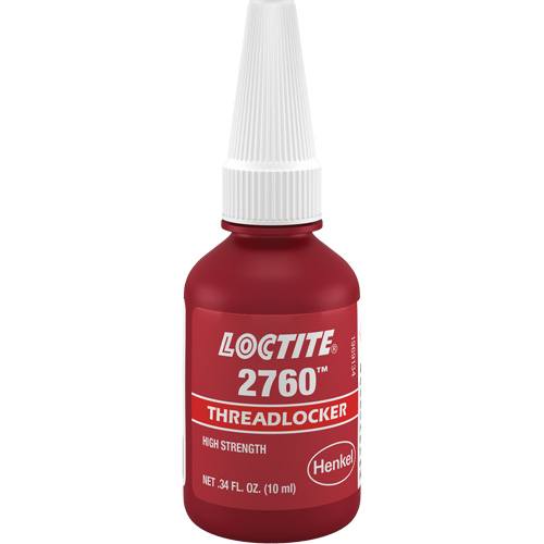 Compos&eacute; de blocage 2760 adh&eacute;sif instantan&eacute;, Rouge, &eacute;lev&eacute;, 10 ml, Bouteille Distribution Industrielle GC