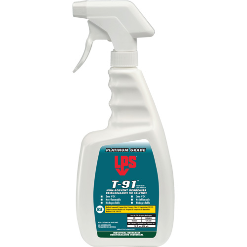 T-91 Non-Solvent Degreaser, Trigger Bottle Distribution Industrielle GC