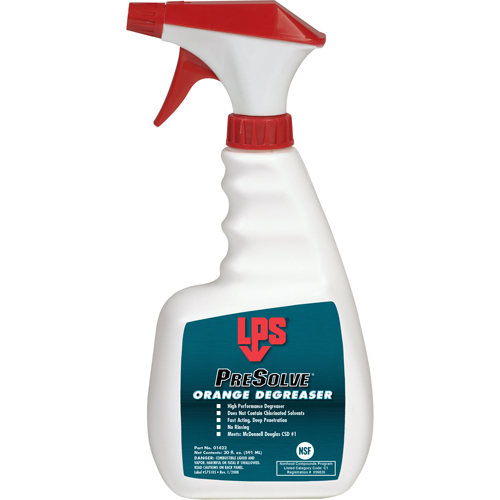 PreSolve&reg; Orange Degreaser, Trigger Bottle Distribution Industrielle GC