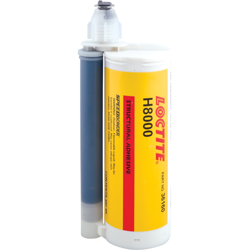Adh&eacute;sif structural Speedbonder H8000, Deux composants, Cartouche double, 668 g, Vert Distribution Industrielle GC