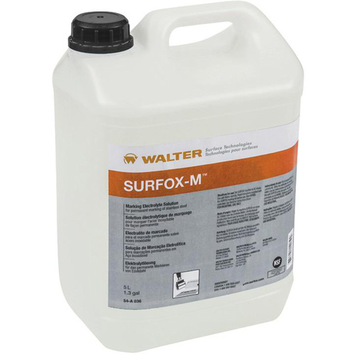 Solution &eacute;lectrolyte de marquage pour acier inoxydable SURFOX-M Distribution Industrielle GC