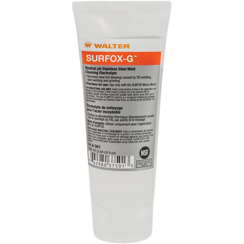 Nettoyant pour soudures SURFOX-G, Bouteille Distribution Industrielle GC