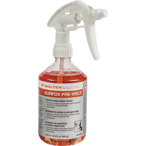 Surfox Pre-Weld, Bouteille &agrave; g&acirc;chette Distribution Industrielle GC