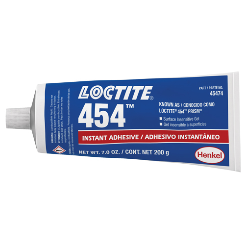 454 Surface Insensitive Gels, Clear, Tube, 200 g Distribution Industrielle GC