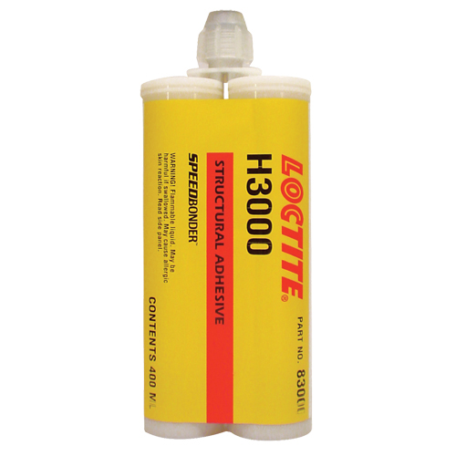 H3000 General Purpose Structural Adhesives, Two-Part, Dual Cartridge, 400 ml, Cream Distribution Industrielle GC