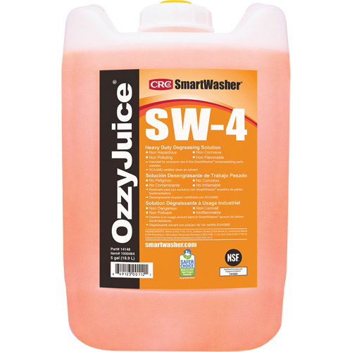 Smartwasher&reg; Industrial Grade Cleaning Solution, Jug Distribution Industrielle GC