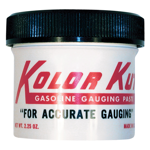 P&acirc;te de jaugeage d'essence Kolor Kut , Cruche Distribution Industrielle GC