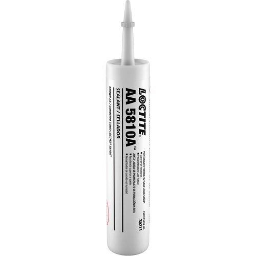 Agent d'&eacute;tanch&eacute;it&eacute; en polyacrylate pour joints de s&eacute;rie 5810A, Cartouche, Noir Distribution Industrielle GC