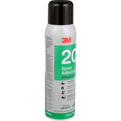 Adh&eacute;sif en a&eacute;rosol r&eacute;sistant 20, Transparent, Canette a&eacute;rosol Distribution Industrielle GC