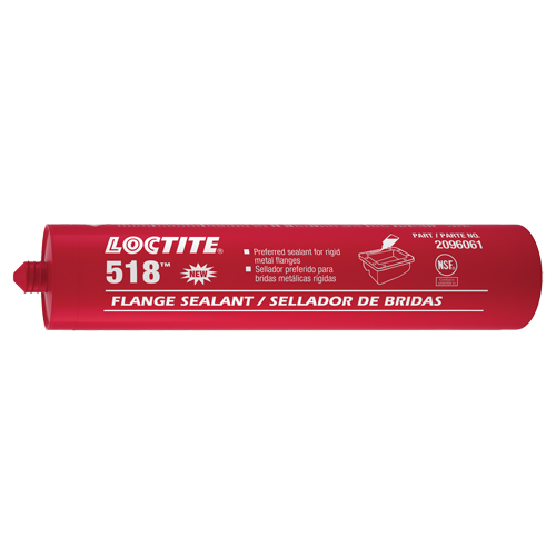 518 Flange Sealant, Cartridge, Red Distribution Industrielle GC