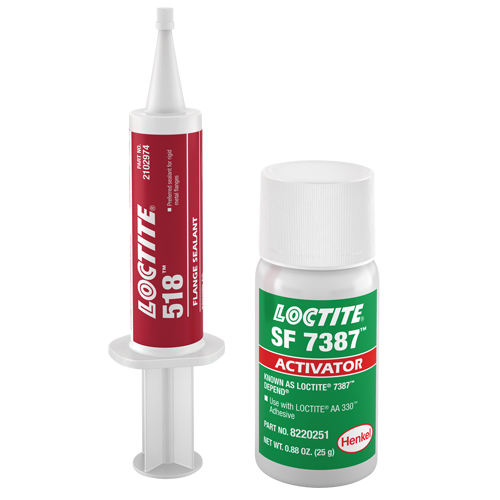 518 Flange Sealant, Syringe, Red Distribution Industrielle GC