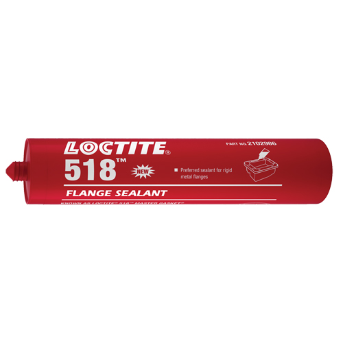 Scellant &agrave; collerettes 518, Cartouche, Rouge Distribution Industrielle GC