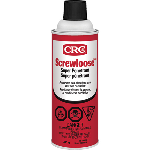 ScrewlooseTM Super Penetrant, Aerosol Can, 312 g Distribution Industrielle GC