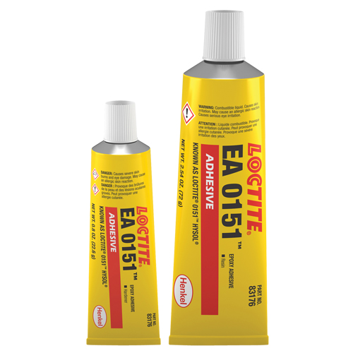 Adh&eacute;sif EA 0151, 3,3 oz., Trousse, Deux composants, Transparent Distribution Industrielle GC